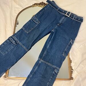 buckled Zara jeans size 6